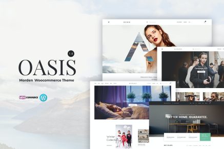 Oasis- Modern WooCommerce 1.7.0 WordPress Theme
