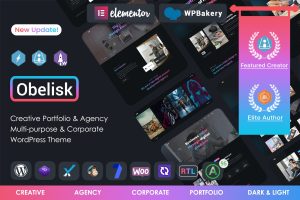 Obelisk – Agency Portfolio & Creative Theme
