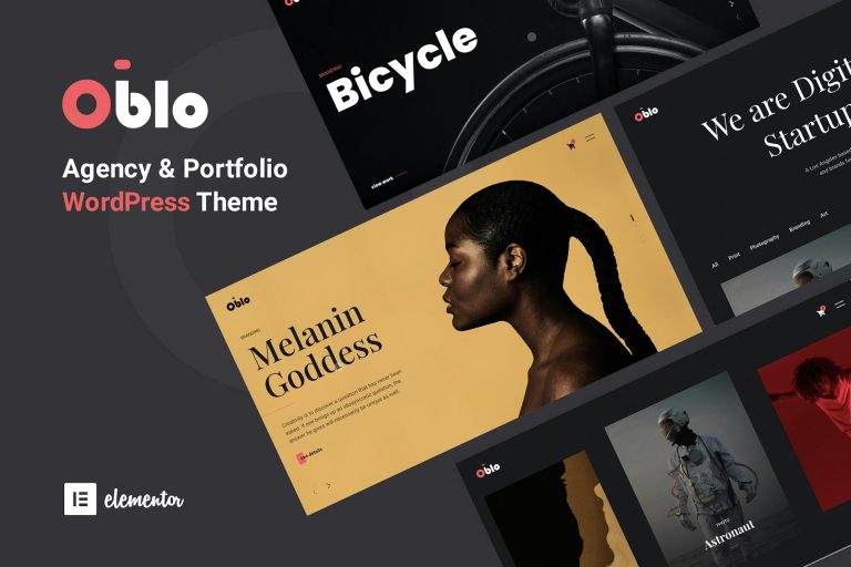 Oblo – Agency Portfolio Elementor WordPress Theme