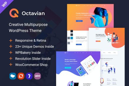 Octavian - Creative Multipurpose 1.26 WordPress Theme