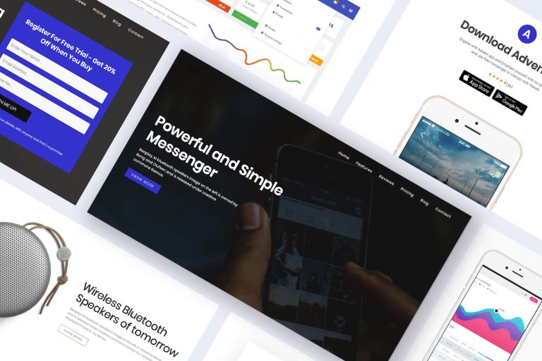 Onepage Digital Marketing WordPress Theme – Advent