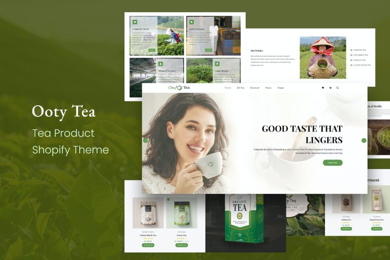 Ooty – Organic Tea Store Shopify Theme