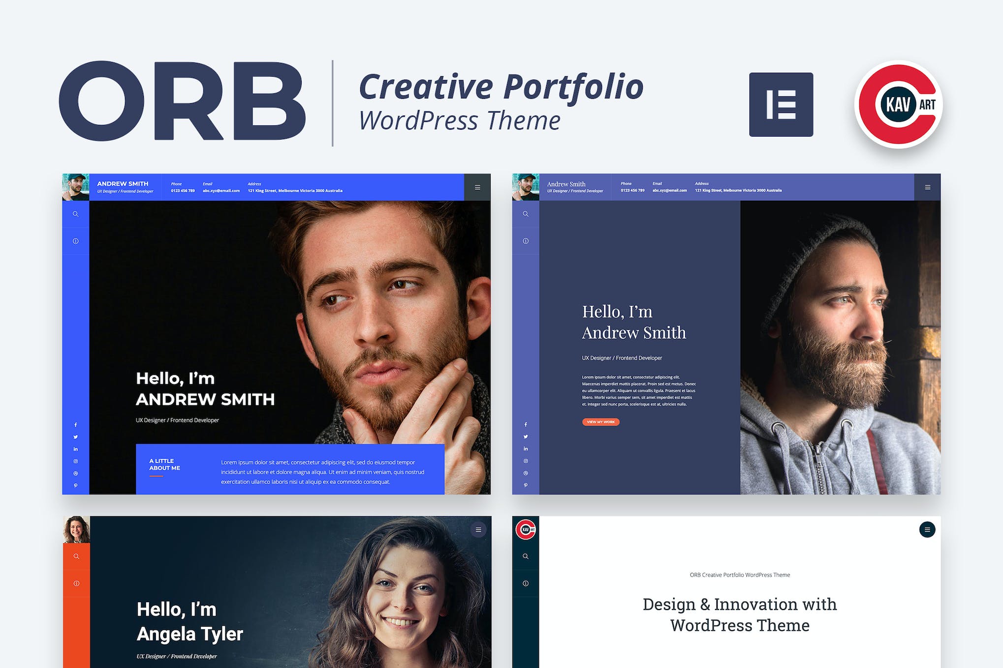 ORB- Creative Portfolio 1.3 WordPress Theme