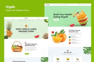 Orgafe – Organic Food WordPress Theme