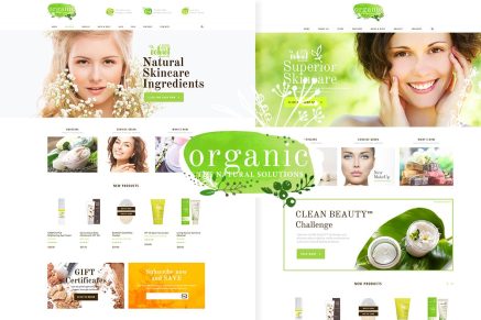 Organic Beauty 1.4.10 WordPress Theme