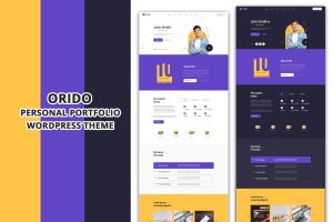 Orido – Personal Portfolio WordPress Theme