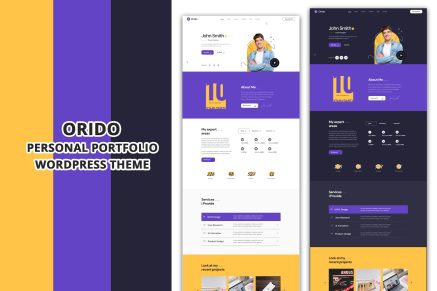 Orido- Personal Portfolio 1.0 WordPress Theme