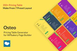 Osteo – Pricing Table for WPbakery Page Builder