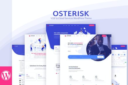 Osterisk: VOIP & Cloud Services 3.0 WordPress Theme