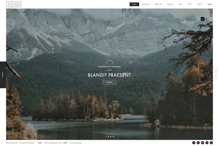 Outdoor – Creative Photography / Portfolio Theme