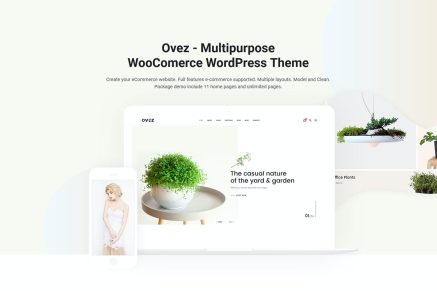 Ovez- Modern Multi-Concept WooCommerce 2.0.1 WordPress Theme