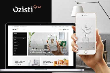 Ozisti- Augmented Reality WooCommerce 1.1.10 WordPress Theme
