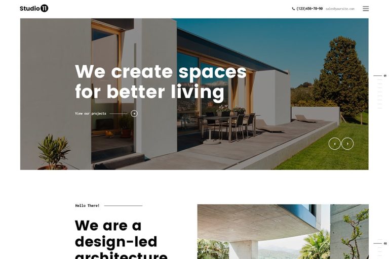 Palladio – Interior Design & Architecture WP Theme