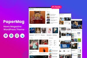 PaperMag – News Magazine WordPress Theme