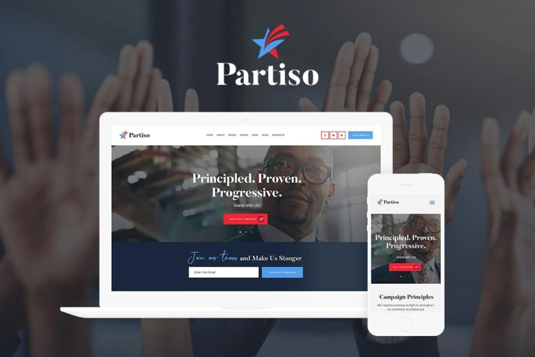 Partiso WordPress Theme