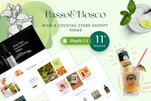 Passo Bosco – Wine Shop and Planter Store Shopify