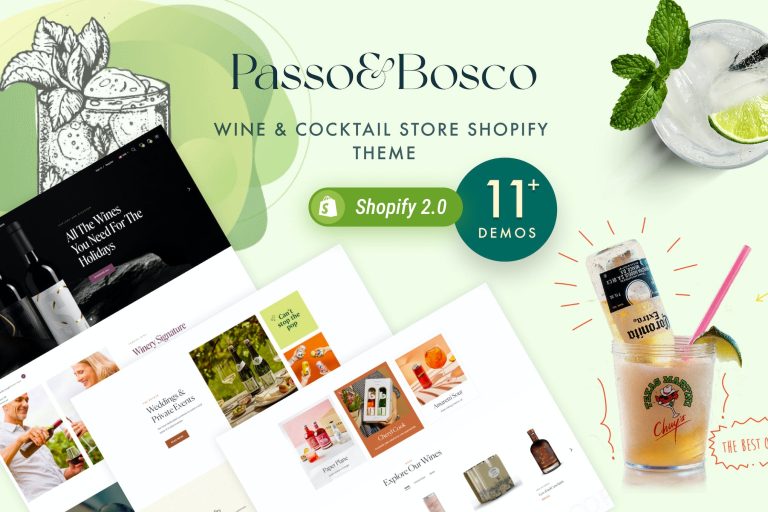 Passo Bosco – Wine Shop and Planter Store Shopify