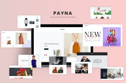 Payna- Clean, Minimal WooCommerce 1.2.7 WordPress Theme