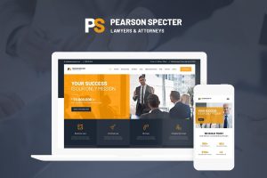Pearson Specter WordPress Theme