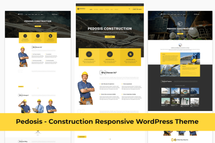 Pedosis- Construction Responsive 1.0 WordPress Theme