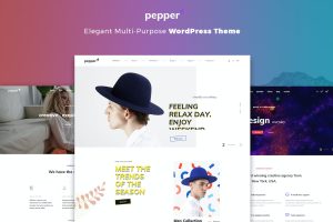 Pepper – Elegent Multi Purpose WordPress Theme