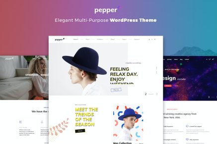 Pepper- Elegent Multi Purpose 1.9 WordPress Theme