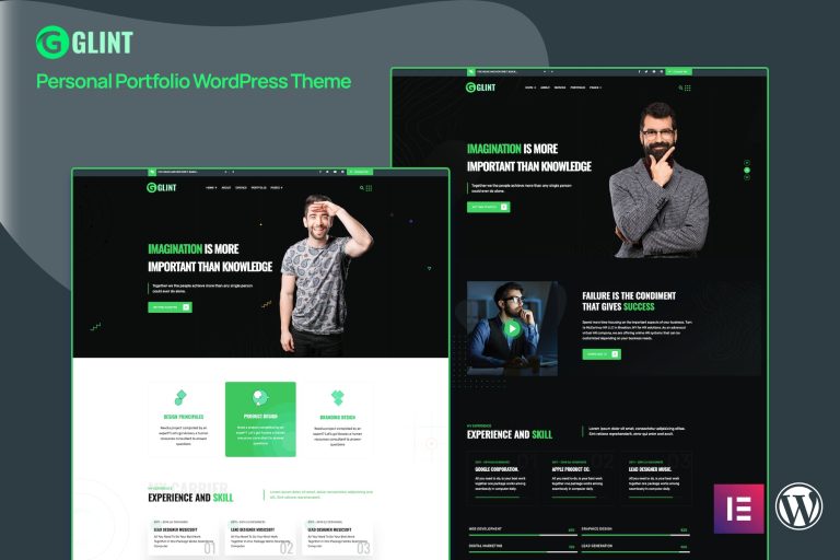 Glint – Personal Portfolio Theme