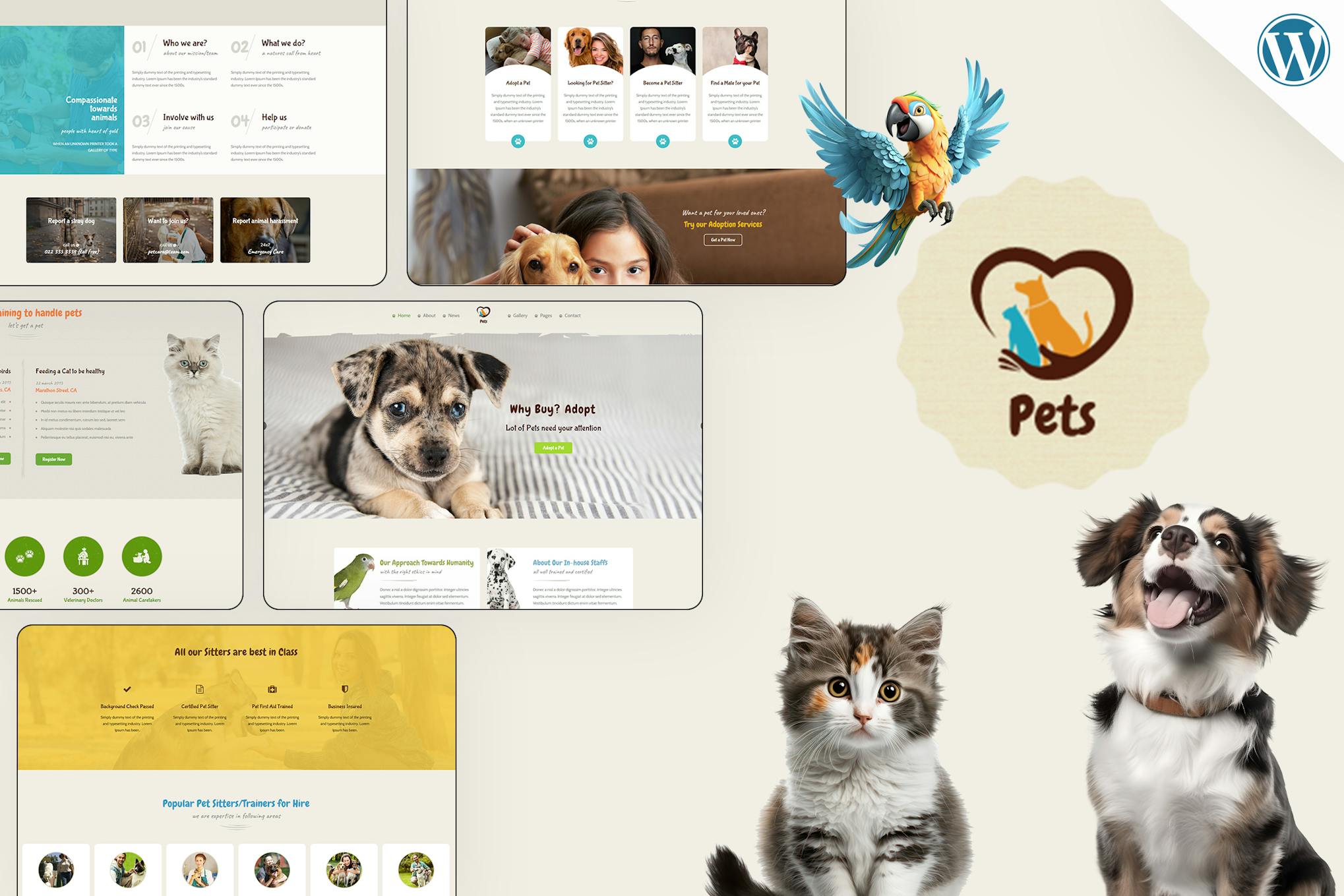 Pet World - Dog Care & Pet Shop WordPress Theme 3.6