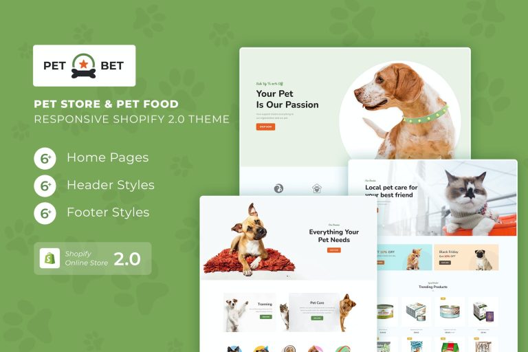 PetBest – Pet Store & Pet Food Shopify Theme
