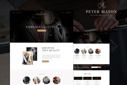 Peter Mason 1.4.3 WordPress Theme