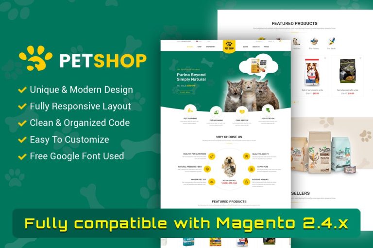 PetShop – Beautiful Responsive Magento Theme