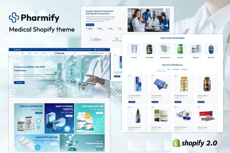 Pharmify – Pharmacy & Medical Store Shopify Theme