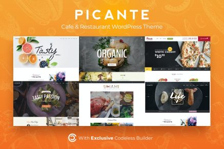 Picante- Restaurant 2.6.0 WordPress Theme