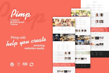 PIMP- Creative MultiPurpose 1.7 WordPress Theme