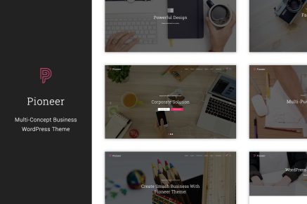 Pioneer- Multi-Concept Corporate 1.0.7 WordPress Theme