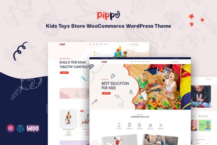 Pippo- Kids Toys Store WooCommerce 1.1.6 WordPress Theme