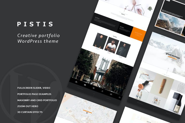 Pistis – Portfolio / Agency WP Theme