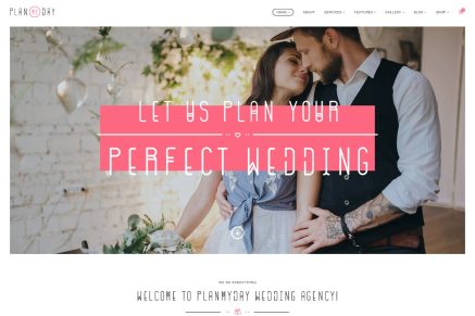Plan My Day- Wedding / Event Planning Agency 1.1.14 WordPress Theme