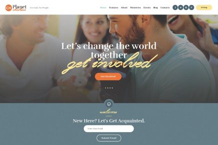 Planet Shakers 1.0.7 WordPress Theme