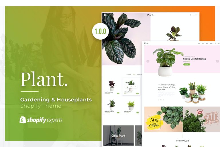 Plant – Gardening & Houseplants Shopify Theme