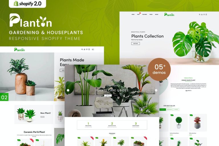 Plantin – Gardening & Houseplants Shopify Theme