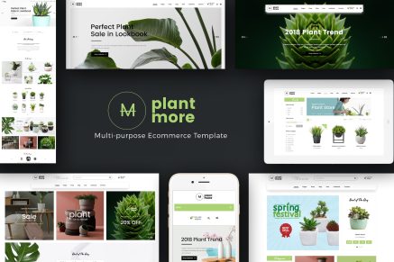 Plantmore- Responsive WooCommerce 1.2.1 WordPress Theme