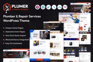 Plumer – Plumbing & Repair Services WordPress Theme