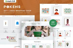 Pokens – Gift Cards Wrapping Shop Shopify Theme