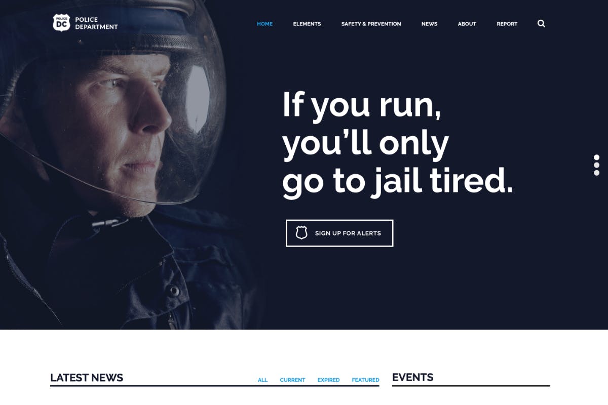 Police & Fire Department and Security 2.11.0 WordPress Theme