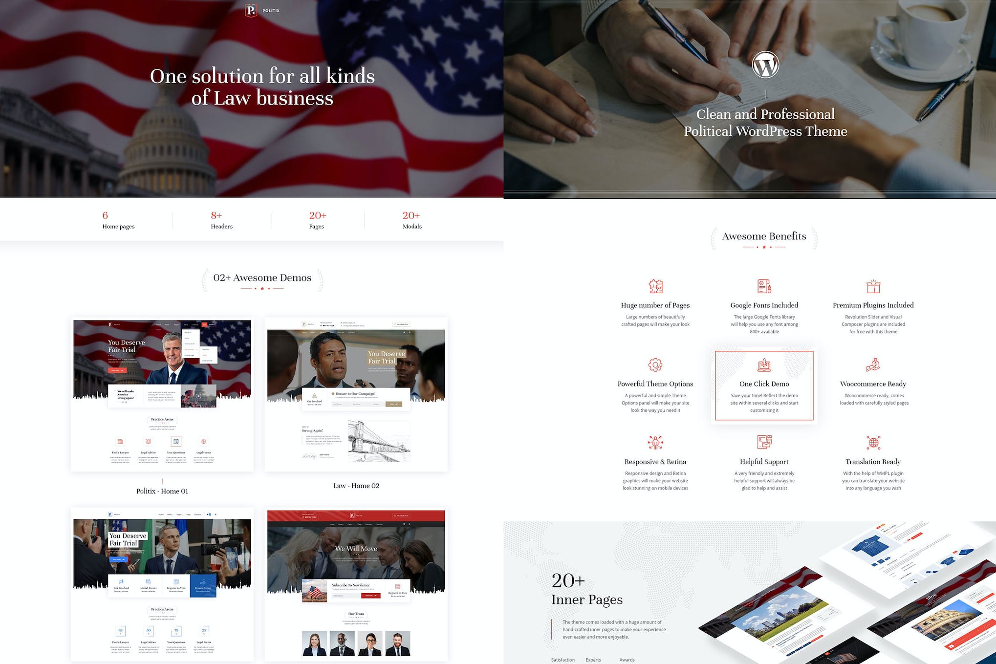 Politix - Political Campaign 1.0.7 WordPress Theme