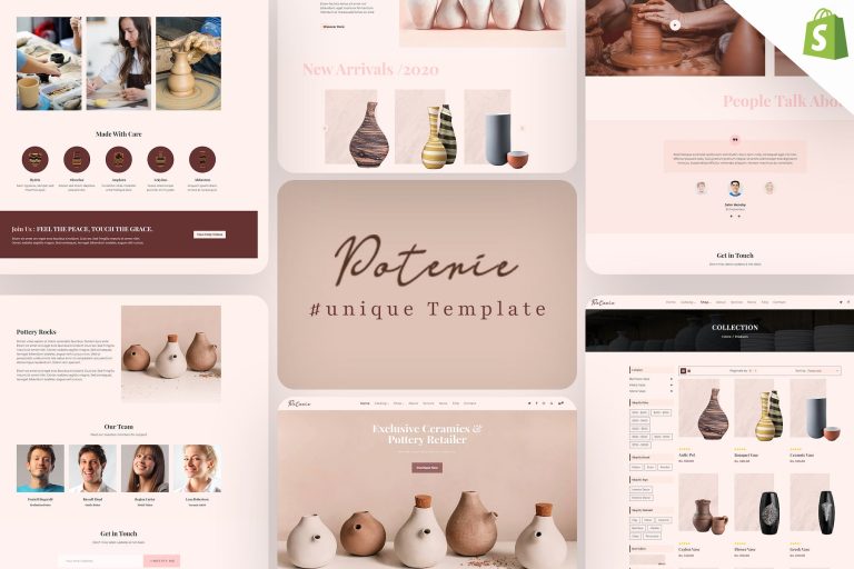 Poterie – Handmade, Ceramic Artist Shopify Theme