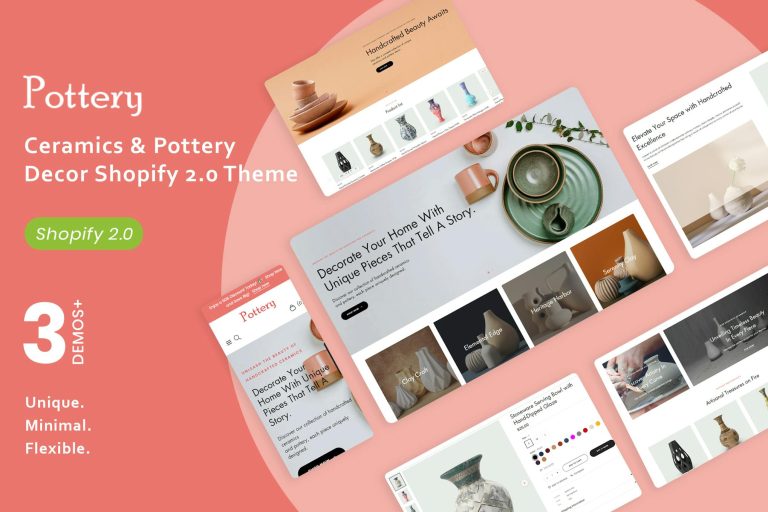 Potsy – Ceramics & Pottery Decor Shopify Theme