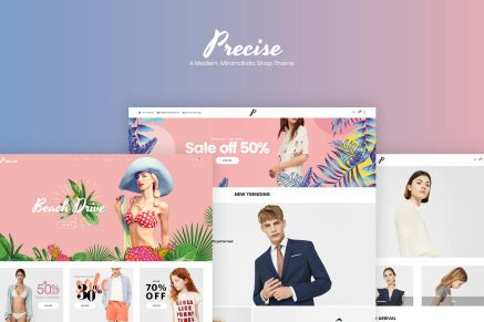 Precise- A Modern, Minimalistic Shop 1.8 WordPress Theme