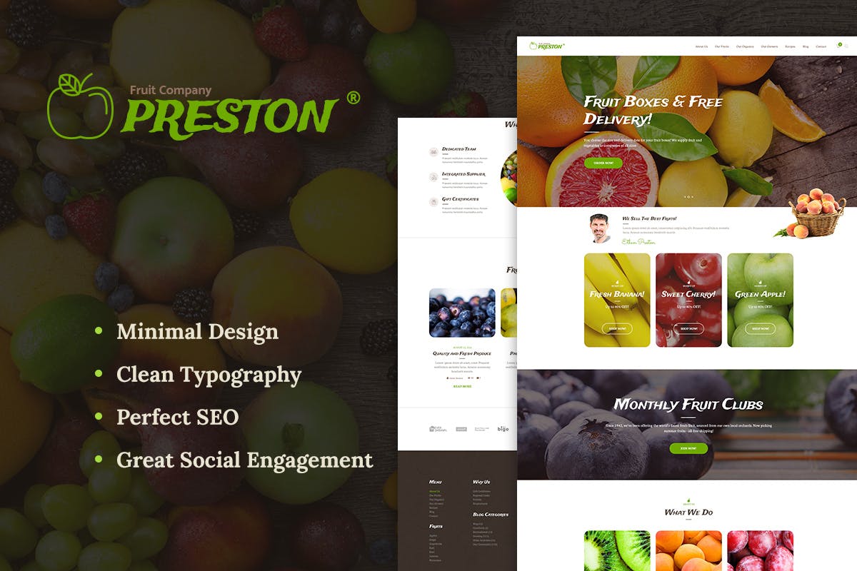 Preston 1.1.9 WordPress Theme